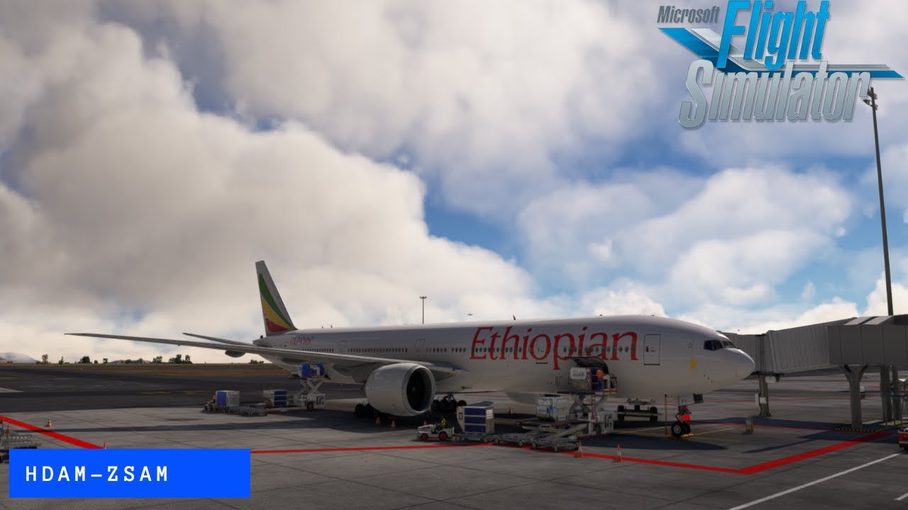[HDAM] Djibouti&ndash;Ambouli International Airport -  [ZSAM] Xiamen International B777