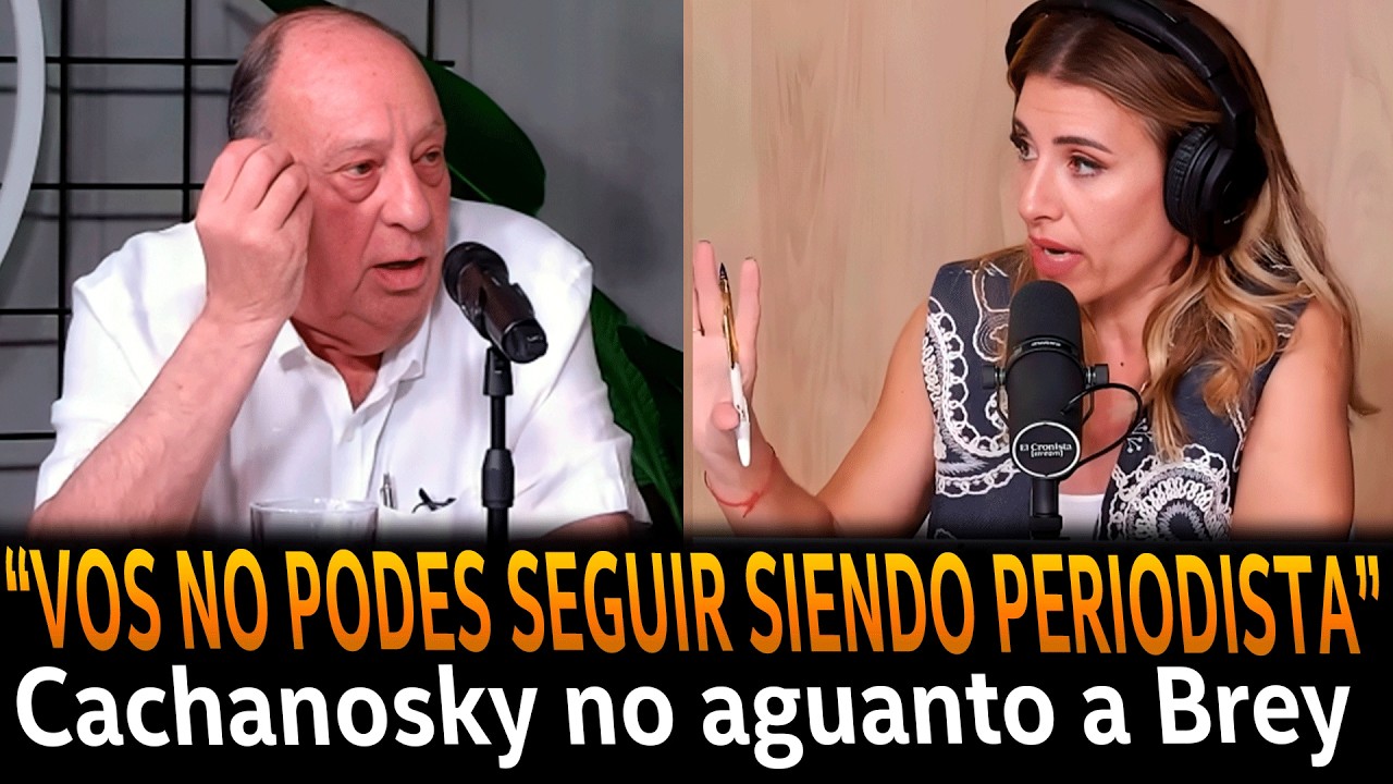 CACHANOSKY atendió en vivo a BREY que no paraba de decir incoherencias