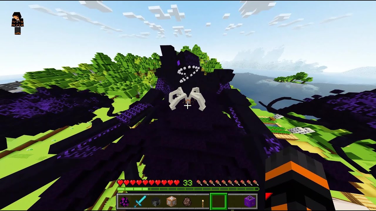 Cracker's Wither Storm Chinese Add-on[MCPE-MCBE]Wither Storm In Minecraft,EnderFoxBoy MC,Ep2🦊!!!