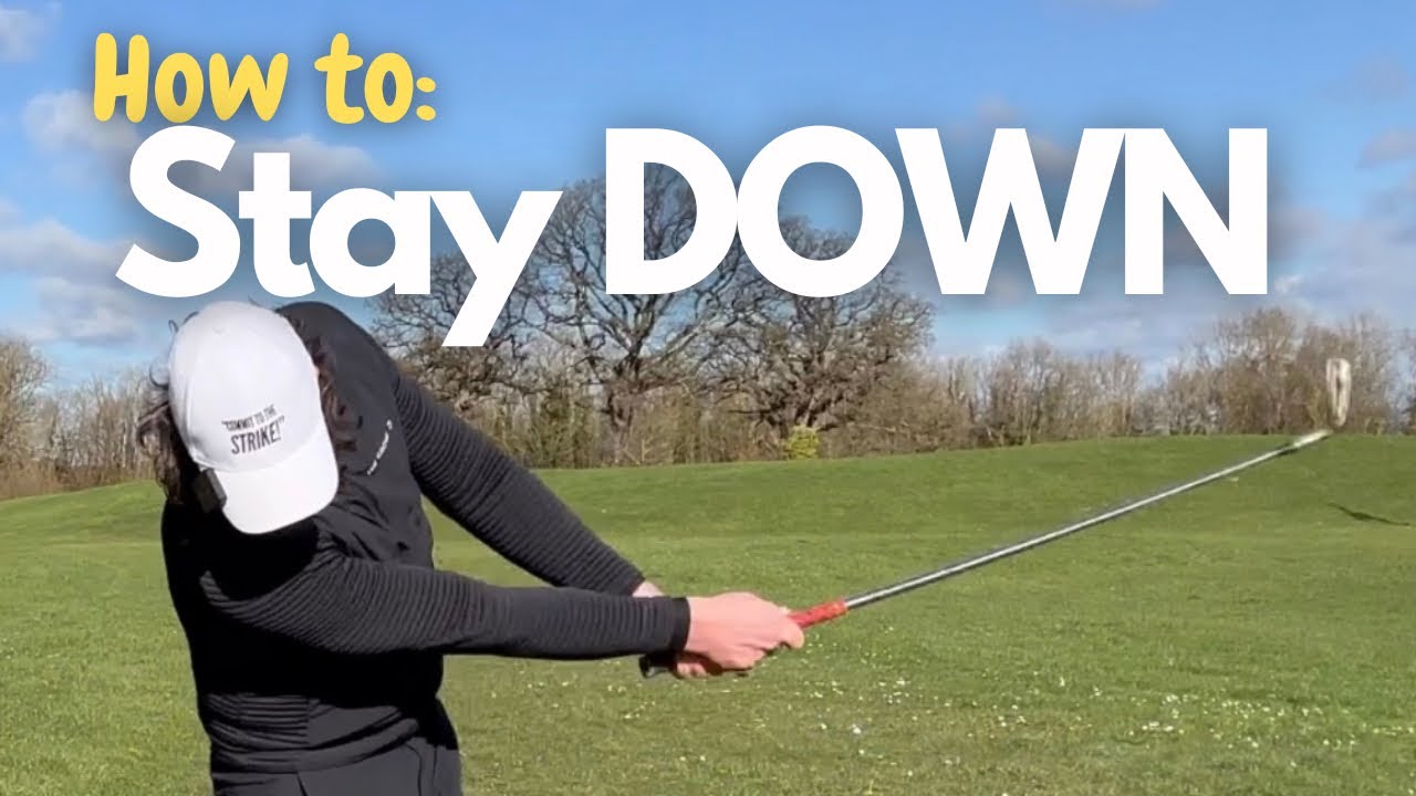 Stop standing up through impact! - Easy Fix #golf #golfswing