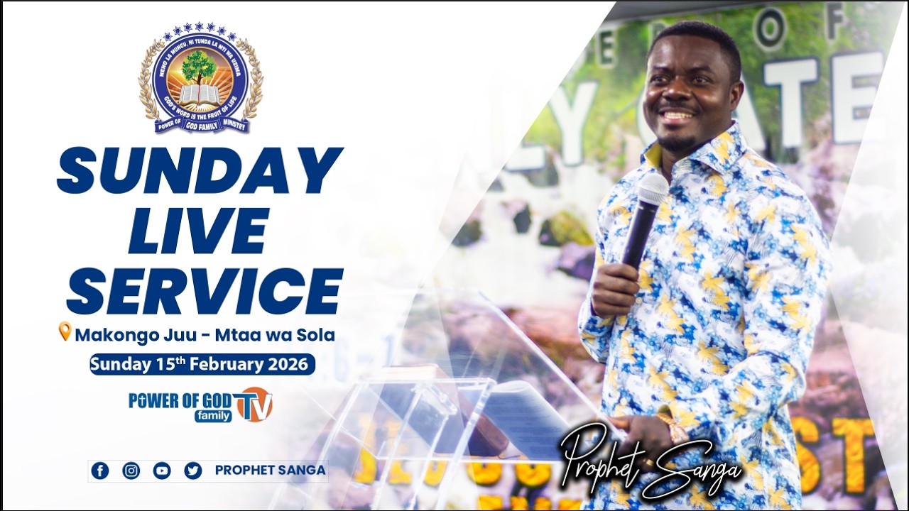 🔴 LIVE SUNDAY SERVICE 15.2.2026 | PROPHET SANGA