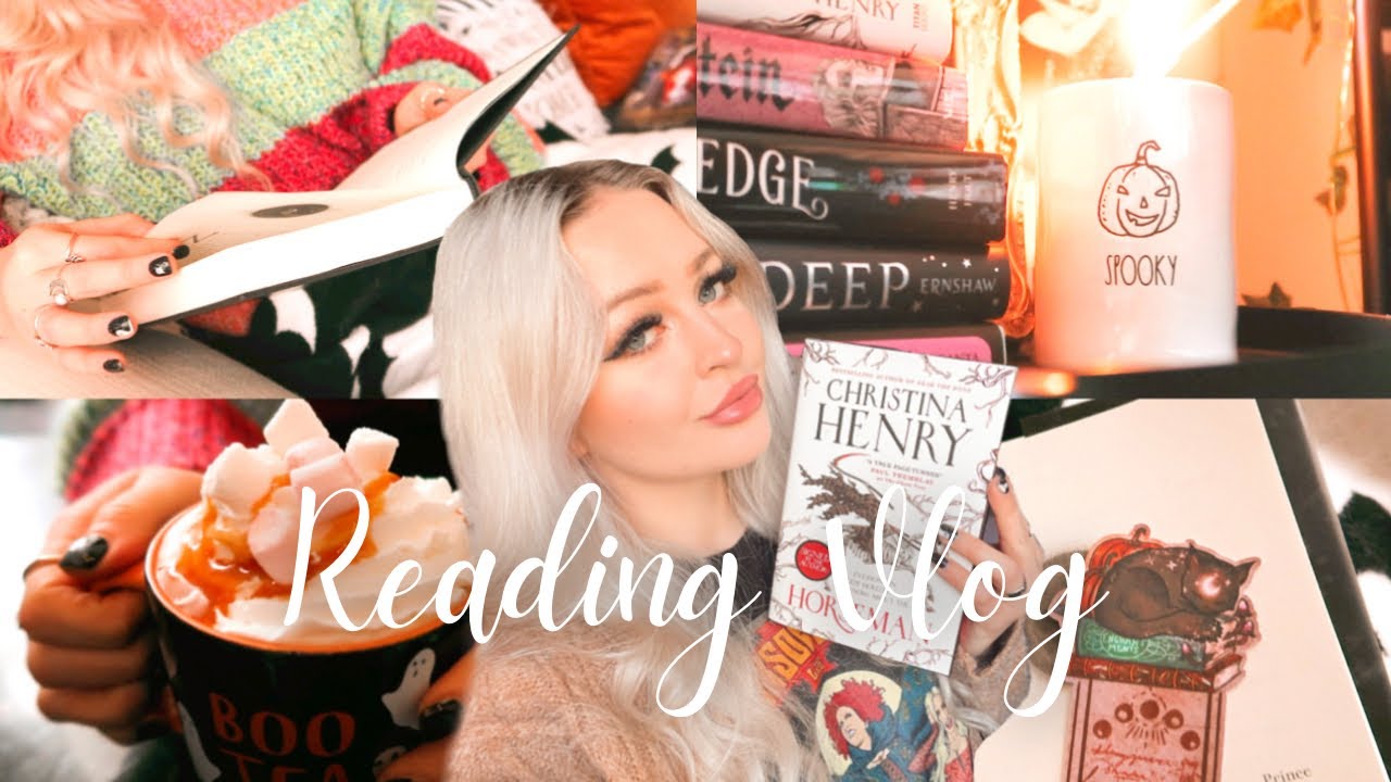 VAMPATHON READING VLOG 🍁 Я прочитал 3 книги, посмотрел жуткие фильмы и выпил уютные напитки ☕️