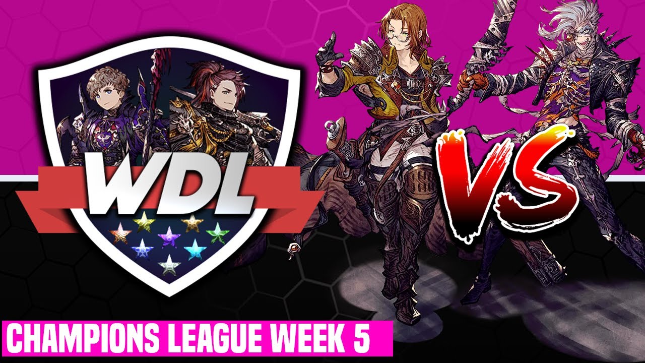 WDL Season 4 Week 5 - Champions League!