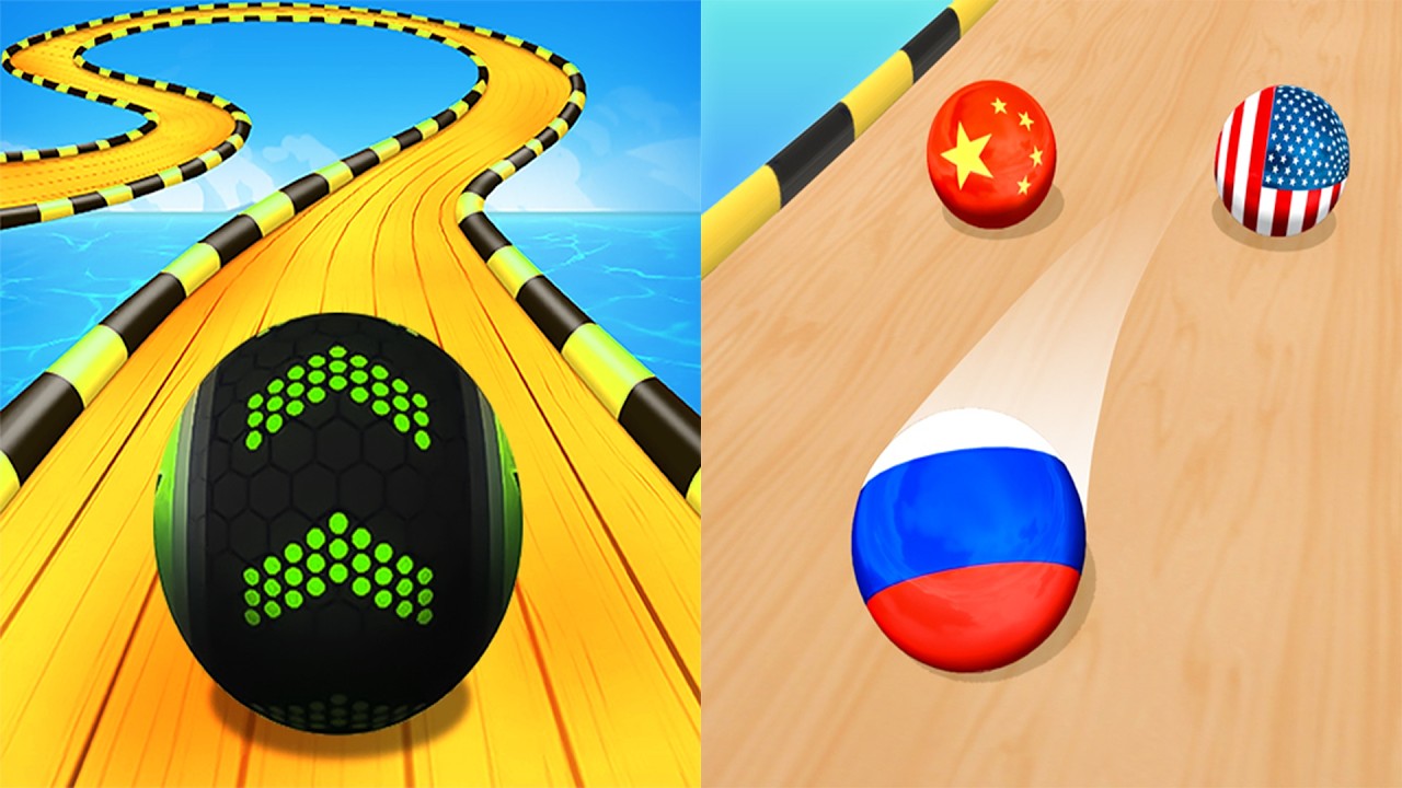 Going Balls VS Marble Run 3D 🔴🔵🔘 All Levels Gameplay Android, ios (Part 266)