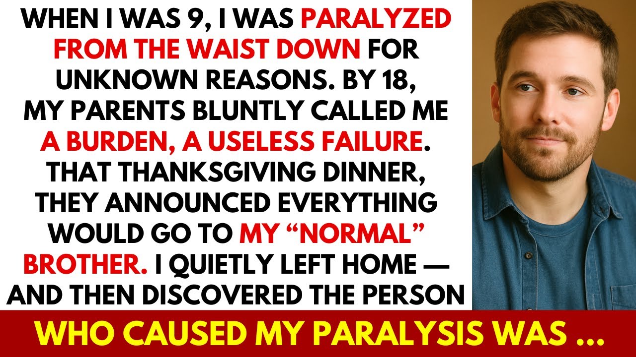 At Thanksgiving Dinner, My Parents Called Me “A Burden” — Then Left Everything To My Brother...
