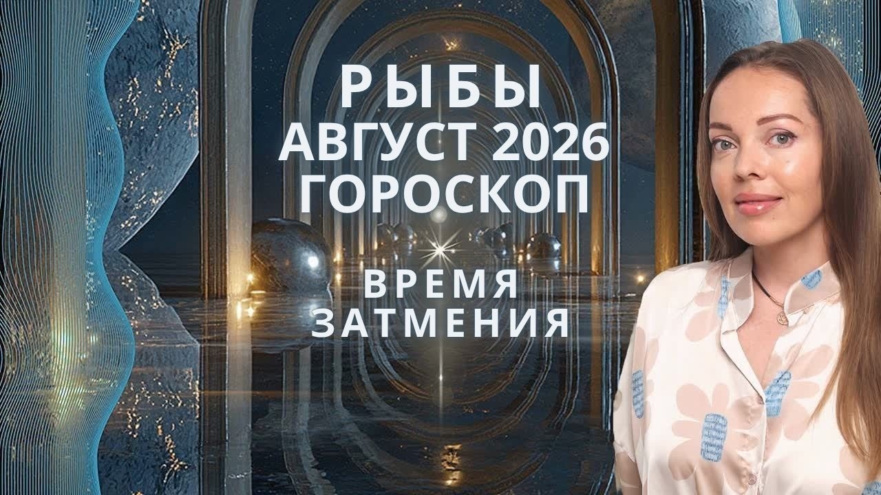 Рыбы - гороскоп на август 2026 года. Время Затмения