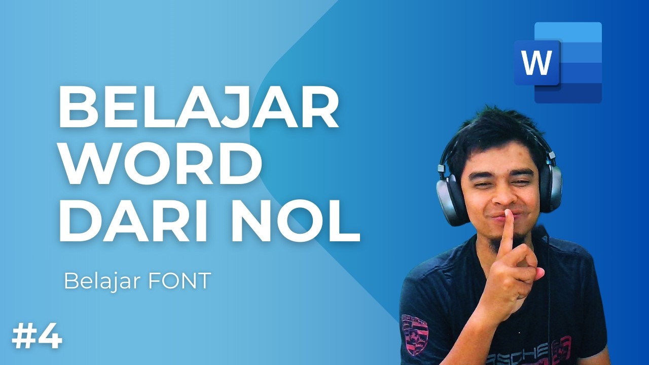 MENGATUR JENIS TULISAN | Belajar Word dari Nol