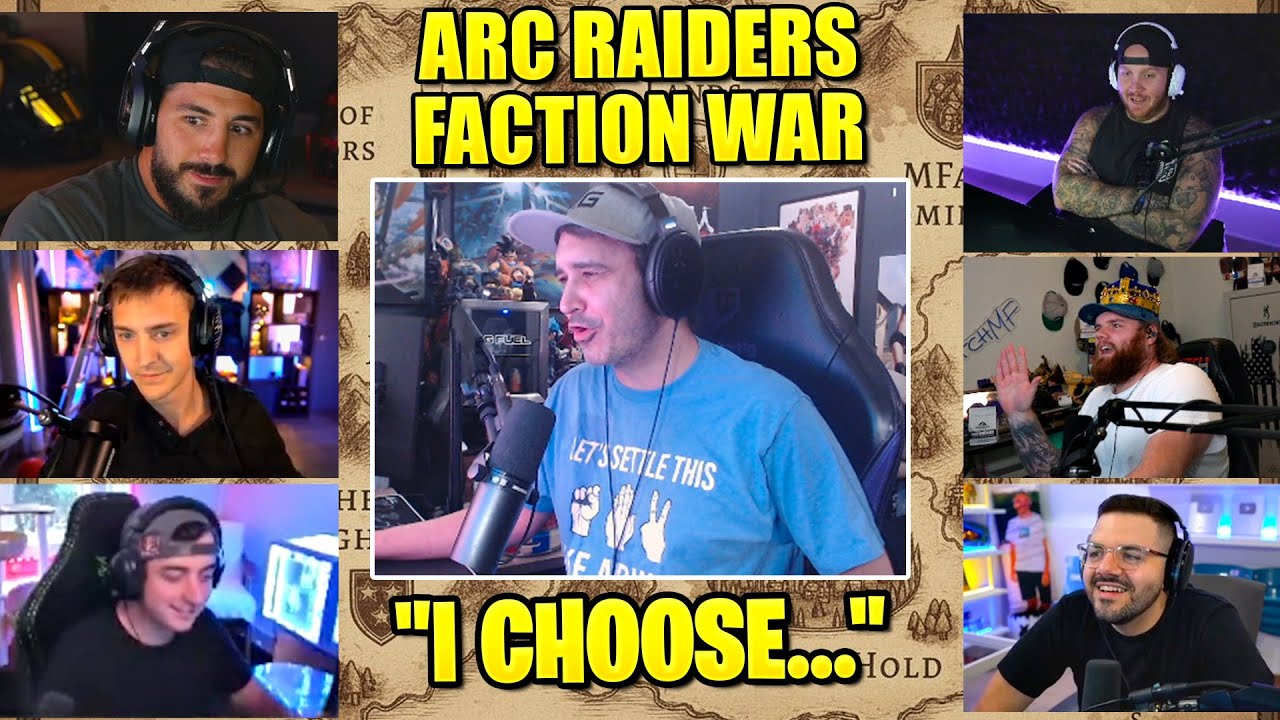 Summit1g Get Called to Pick a Side in ARC Raiders Faction War