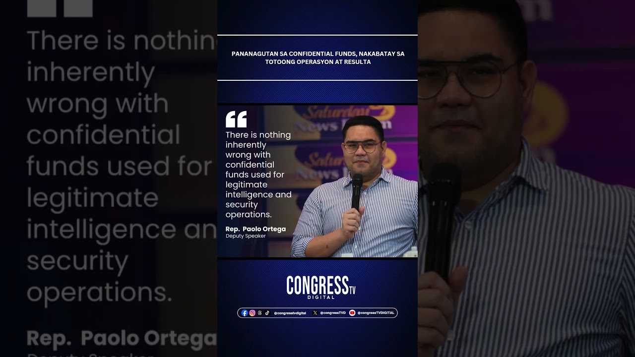 Pananagutan sa Confidential Funds, Nakabatay sa Totoong Operasyon at Resulta