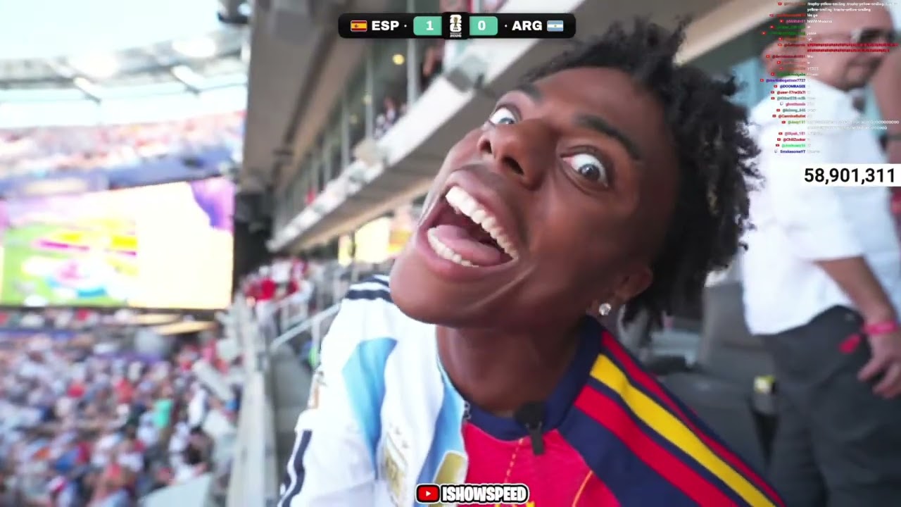 iShowSpeed Reacts To Spain Lifting The FIFA World Cup Trophy 🇪🇸🏆
