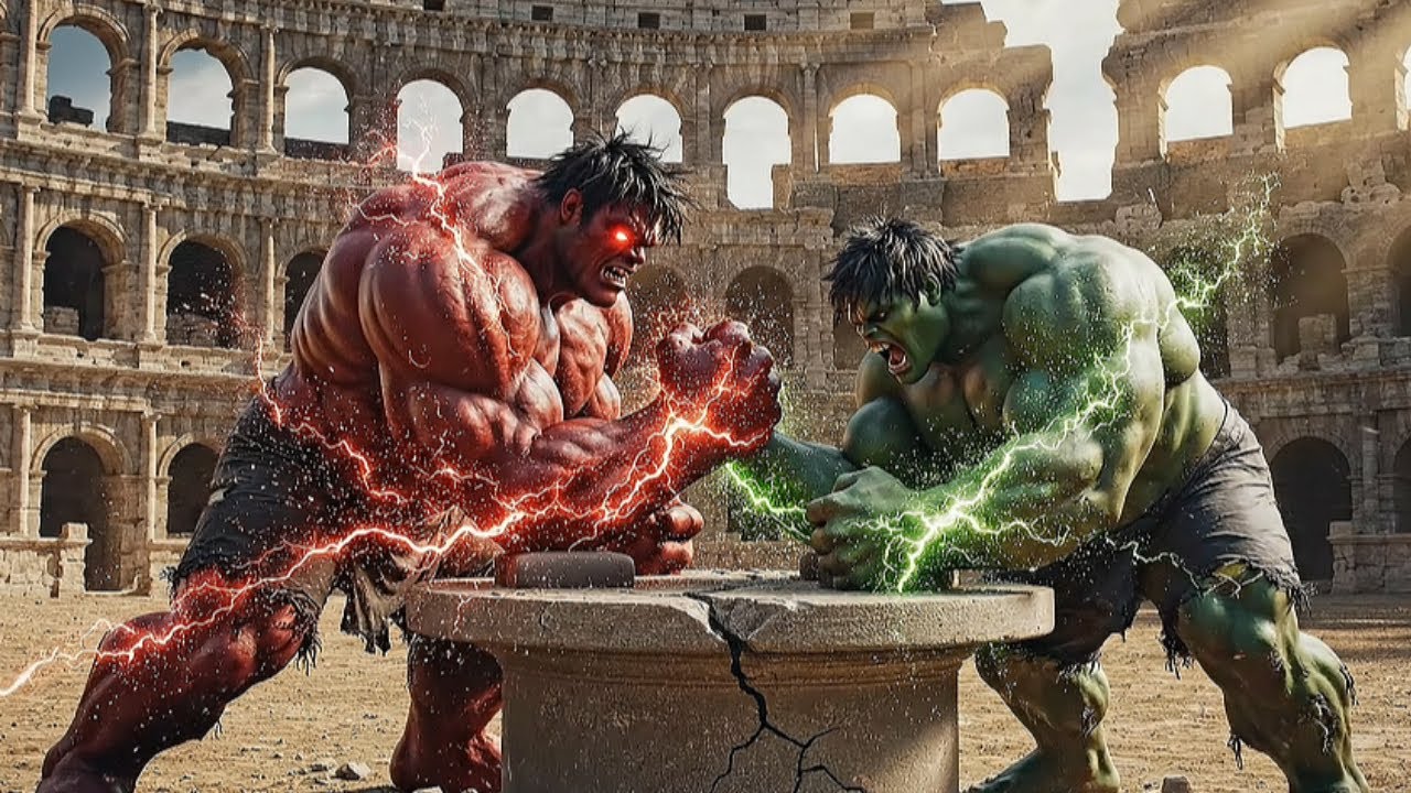 Red Hulk vs Green Hulk – The Ultimate Marvel Showdown | Who Wins?