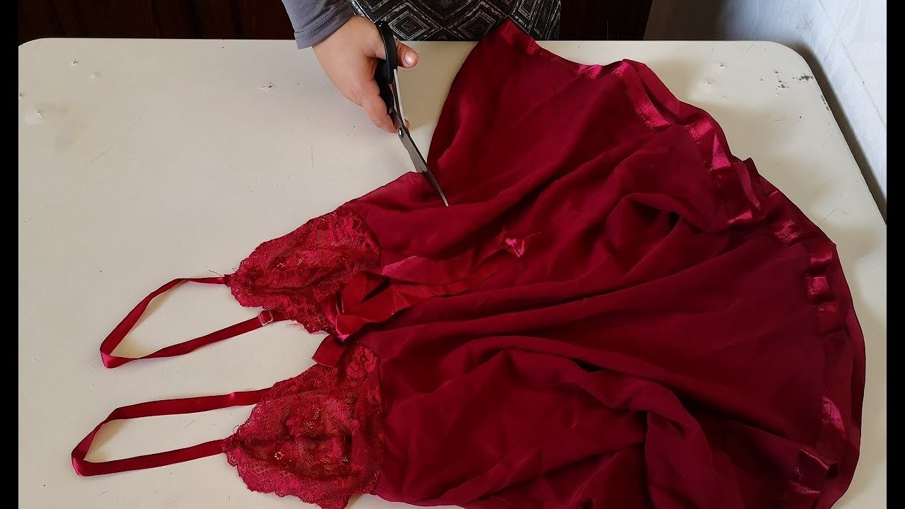 إعادة تدوير قميص نوم بفكرة مذهلة/ Recycle nightgown