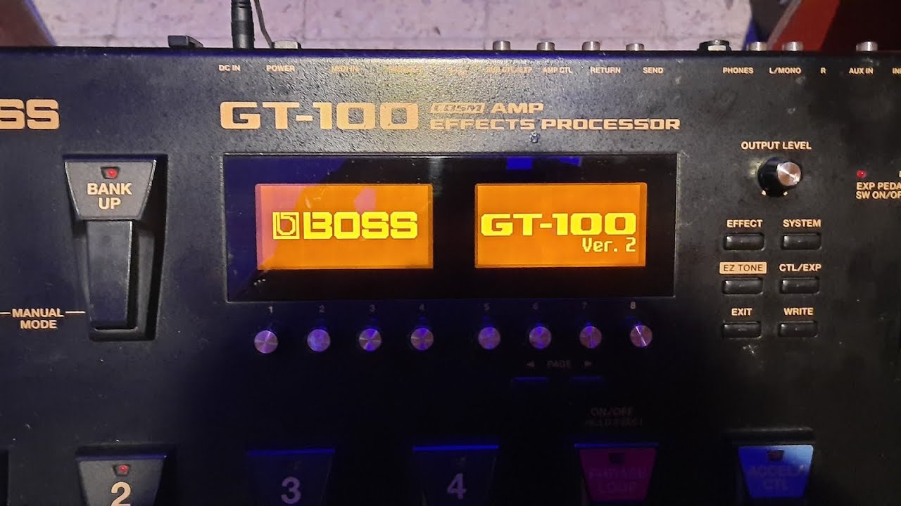 Secreto para sonido ambiente en BOSS GT 100 a detalle  en pleno 2023😯🔥❤👌🏼