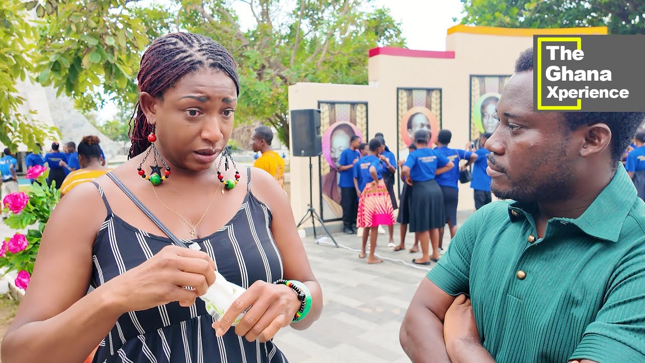 Uncontrollable tears. Beautiful African-American got triggered visiting the motherland | Goshers