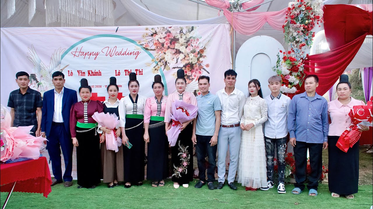 Tiệc mừng Tân gia đại cát VĂN KHÁNH - THỊ THI bản lằng mới xã bó sinh - Sơn la 