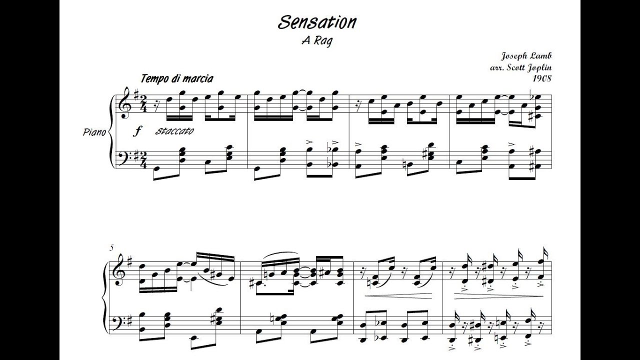 Lamb - Joplin: Sensation Rag