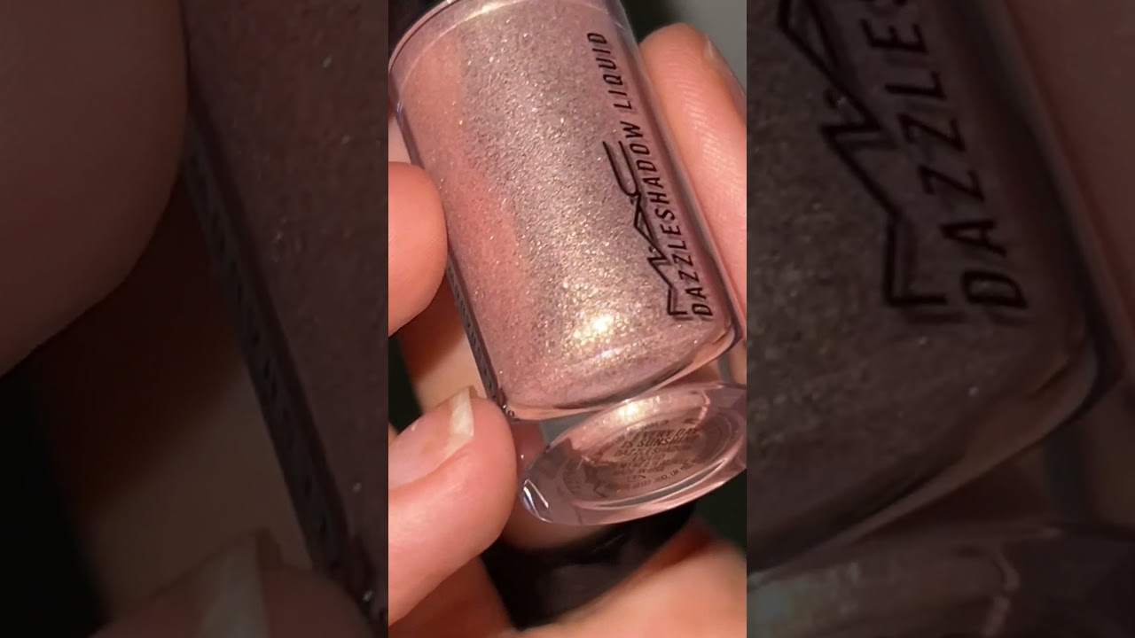 Mac dazzleshadow liquid ✨⭐️ #maccosmetics #glittereyeshadow