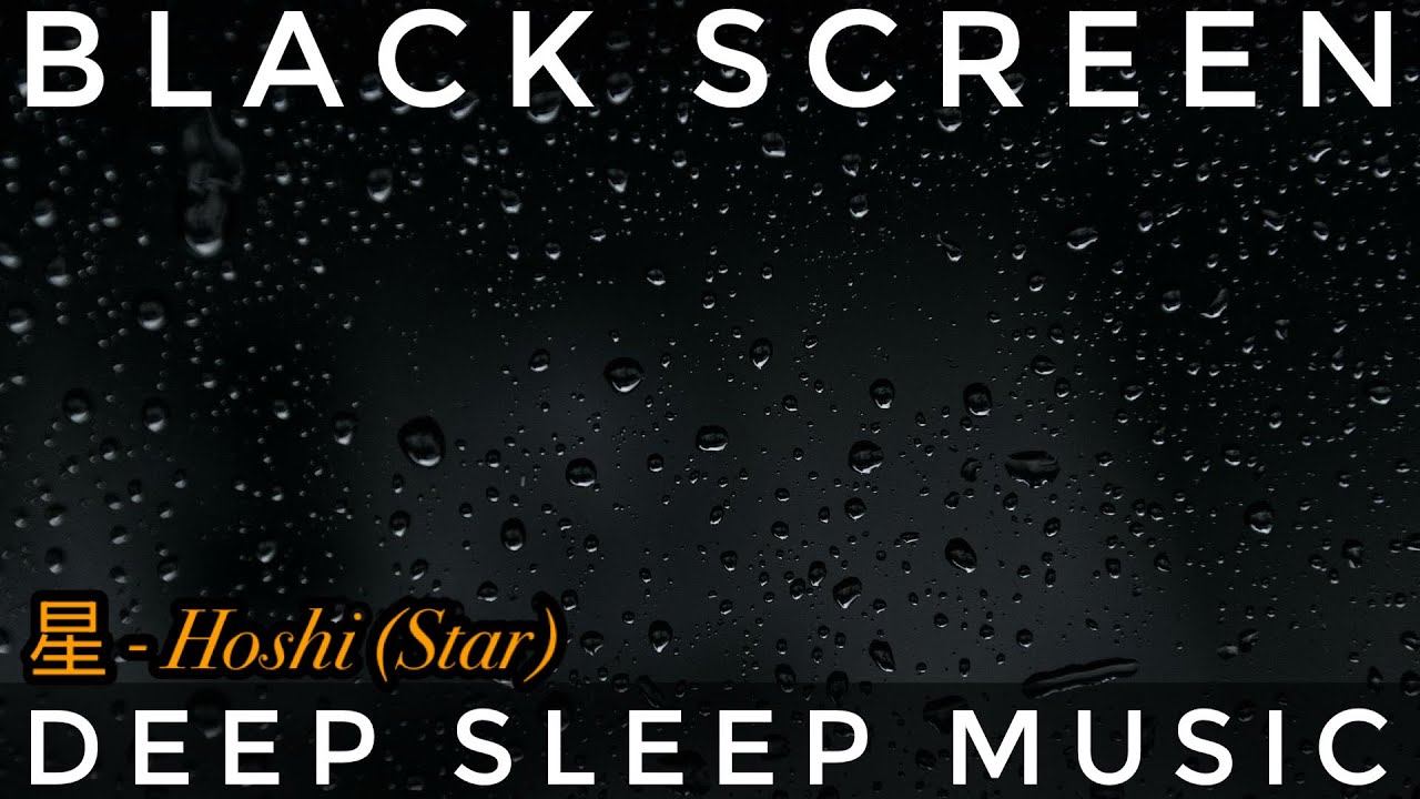 Black Screen Relaxing Piano & Rain 🎹 Deep Sleep Instantly 💤