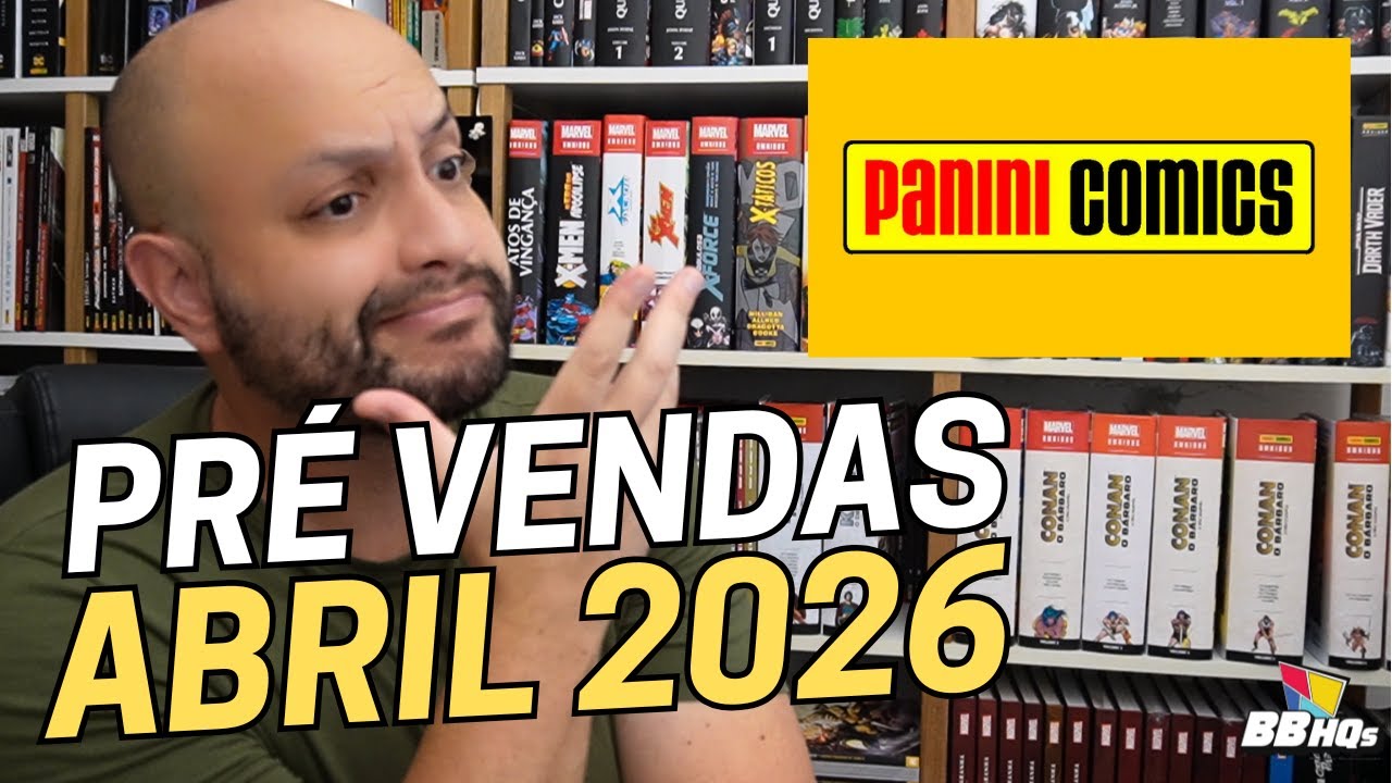 OS ANÚNCIOS DA PANINI PARA ABRIL DE 2026