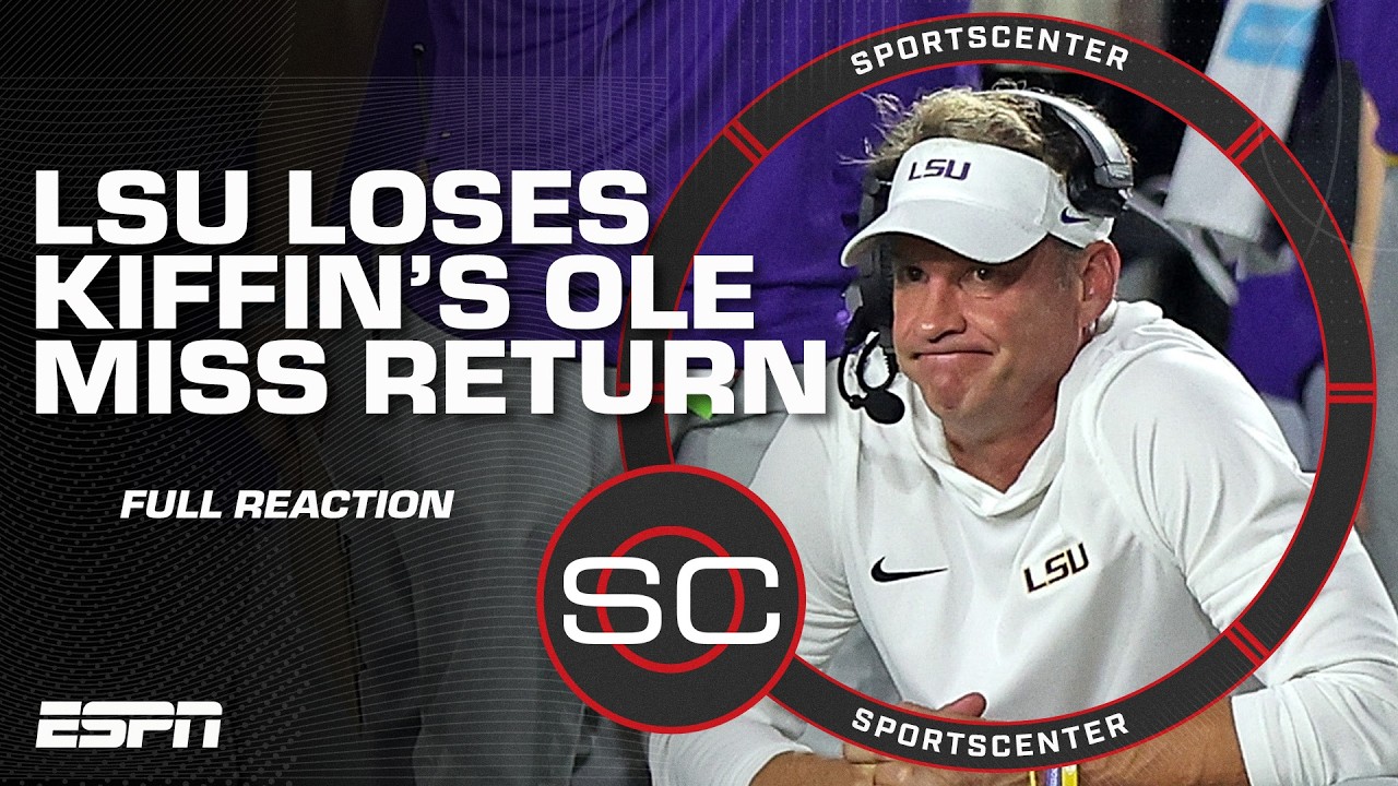 Highlights & Reaction to LSU vs. Ole Miss 🏈 | SportsCenter