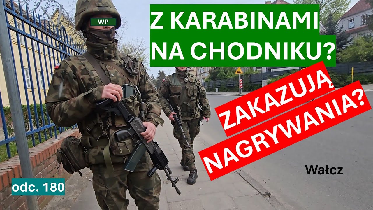Wojsko zakazuje robienia zdjęć z chodnika, mają przy sobie broń. Co żołnierz to opinia? #180