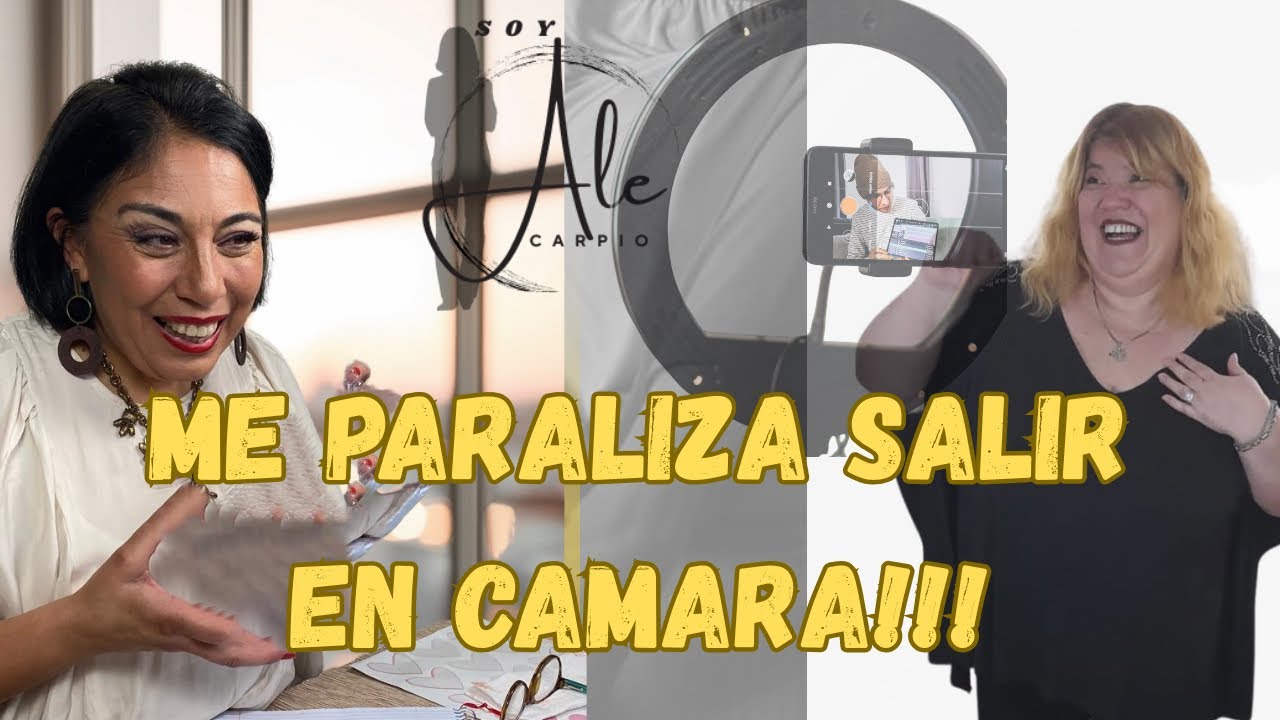 TE PARALIZA LA CAMARA AUNQUE SABES QUE NECESITAS MOSTRARTE PARA CRECER? 