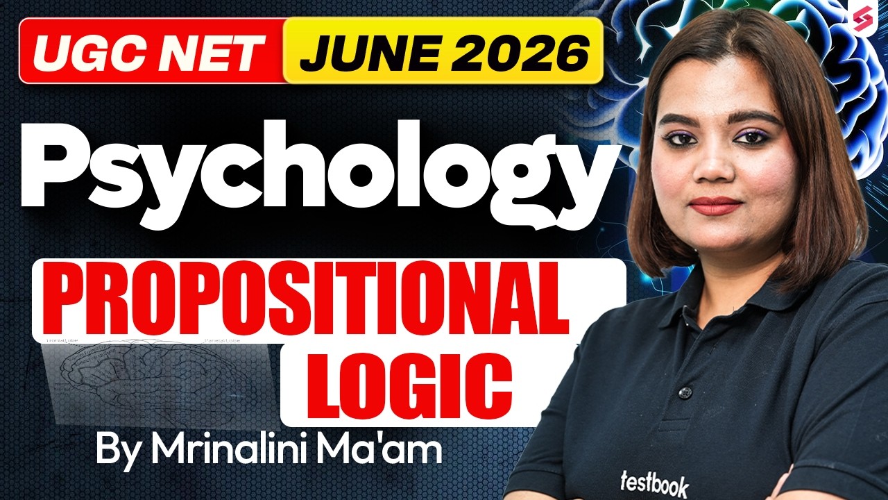 UGC NET Psychology Classes 2026 | Propositional Logic UGC NET Psychology By Mrinalini Mam