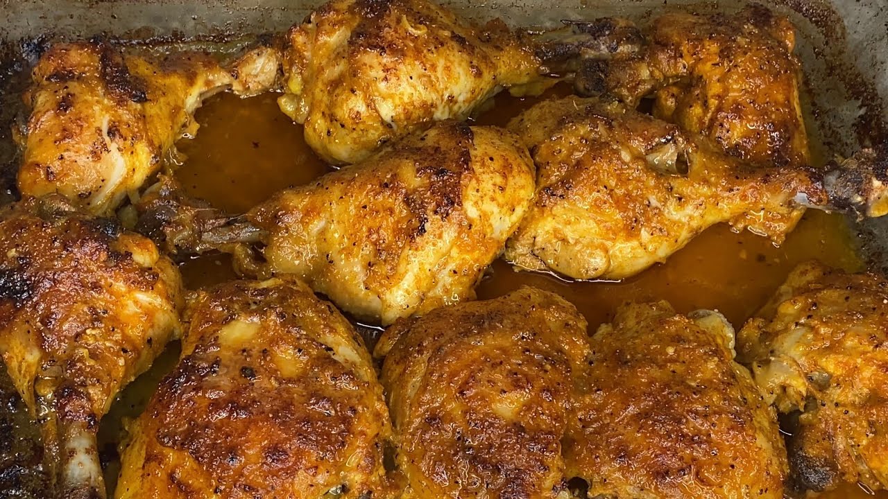 OVEN BAKED CHICKEN VERY JUICY