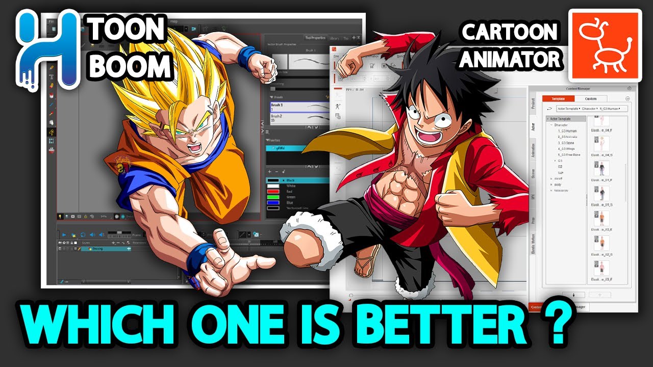 Toon Boom Harmony VS Cartoon Animator