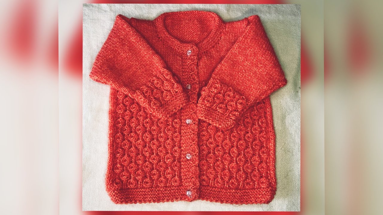 How to knit Baby sweater (0-1 year)