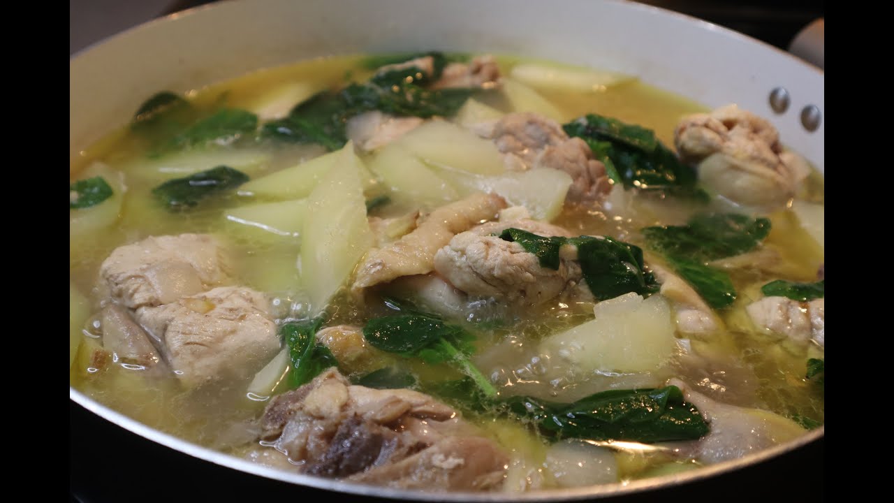 Chicken Tinola | Tinola with chili leaves