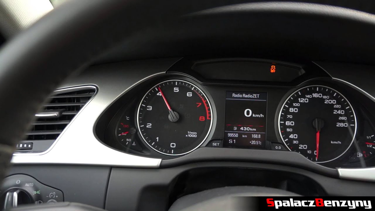 Launch Control przy skrzyni automatycznej S-tronic w Audi A4