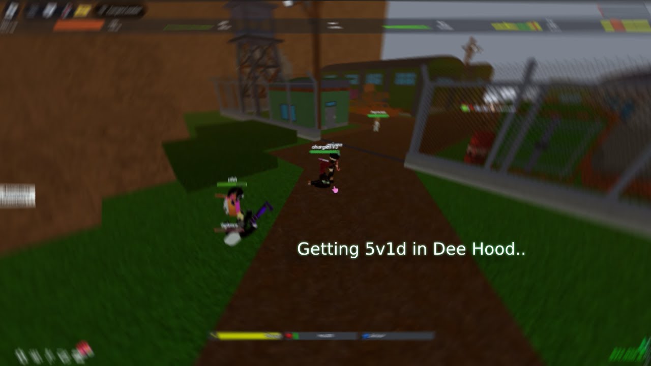 Getting 5v1 In Dee Hood.. ( all logged at the end ☠️ )