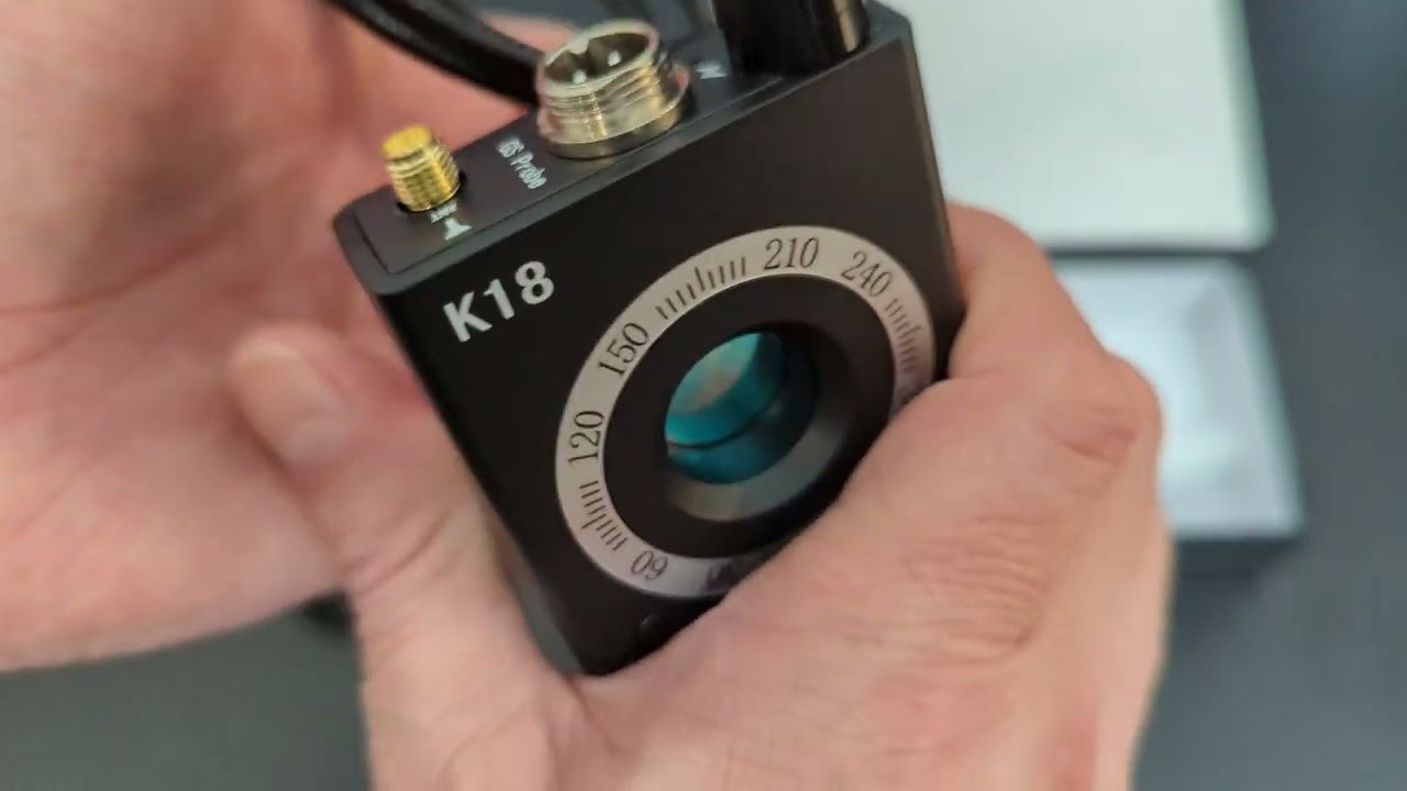 Детектор шпионов K18 для обнаружения скрытых камер, GPS и т. д.