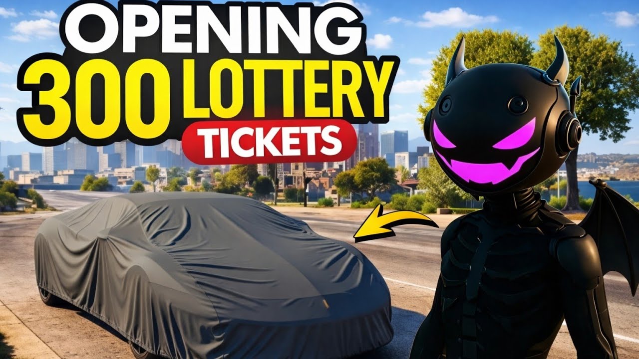 Opening 300 Lottery Tickets In GTA 5 Grand RP | Spent $3 Million | Which Car I Won?