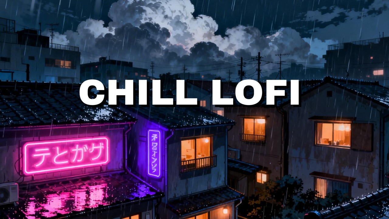 You’re Studying in Tokyo While It Rains at 3AM ☔ Lofi Beats | 作業用BGM