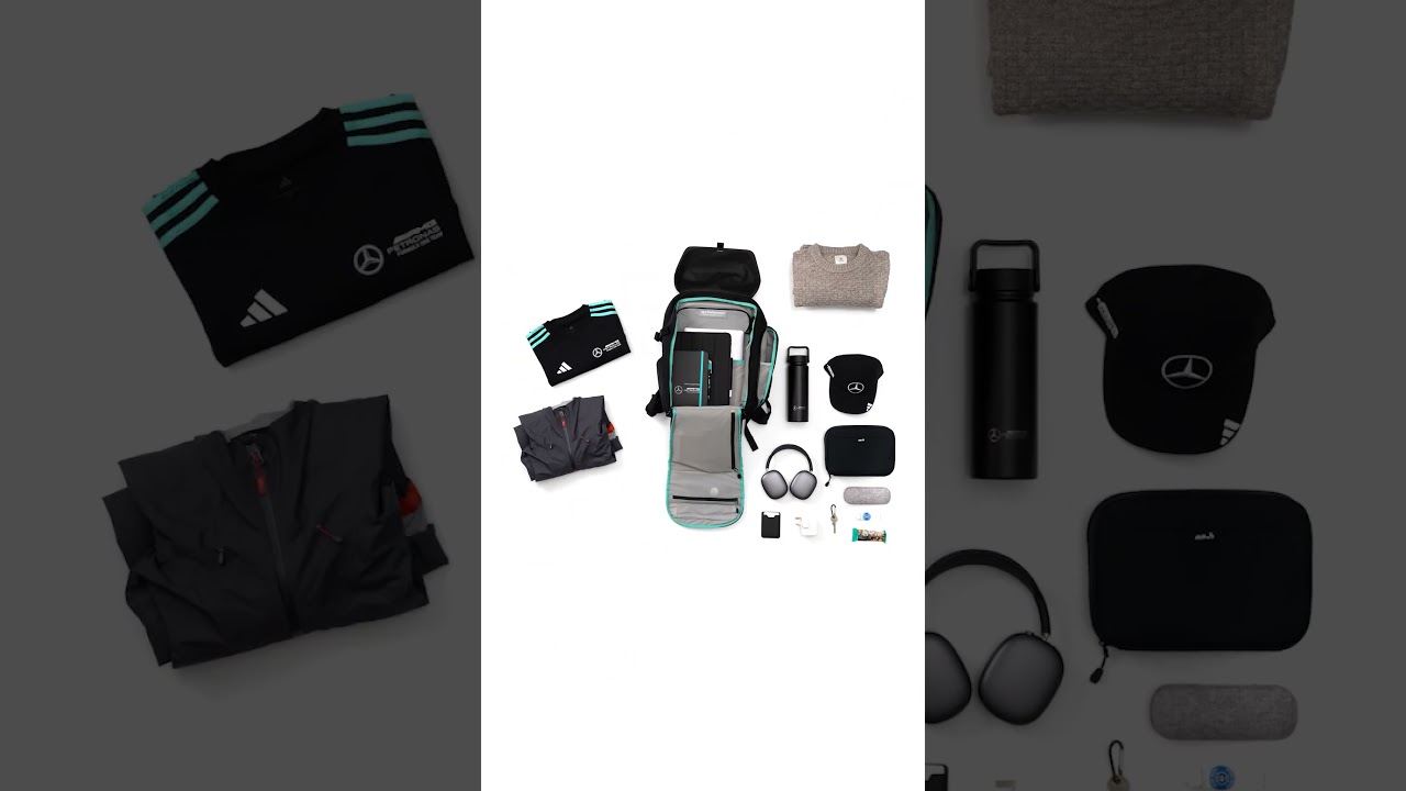 the Mous x Mercedes-AMG PETRONAS F1 Team Backpack has room for everything you need!