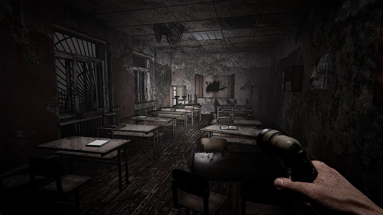 Demonologist, New Update v2.0.0, Investigating a haunted School on the Haunted School map.