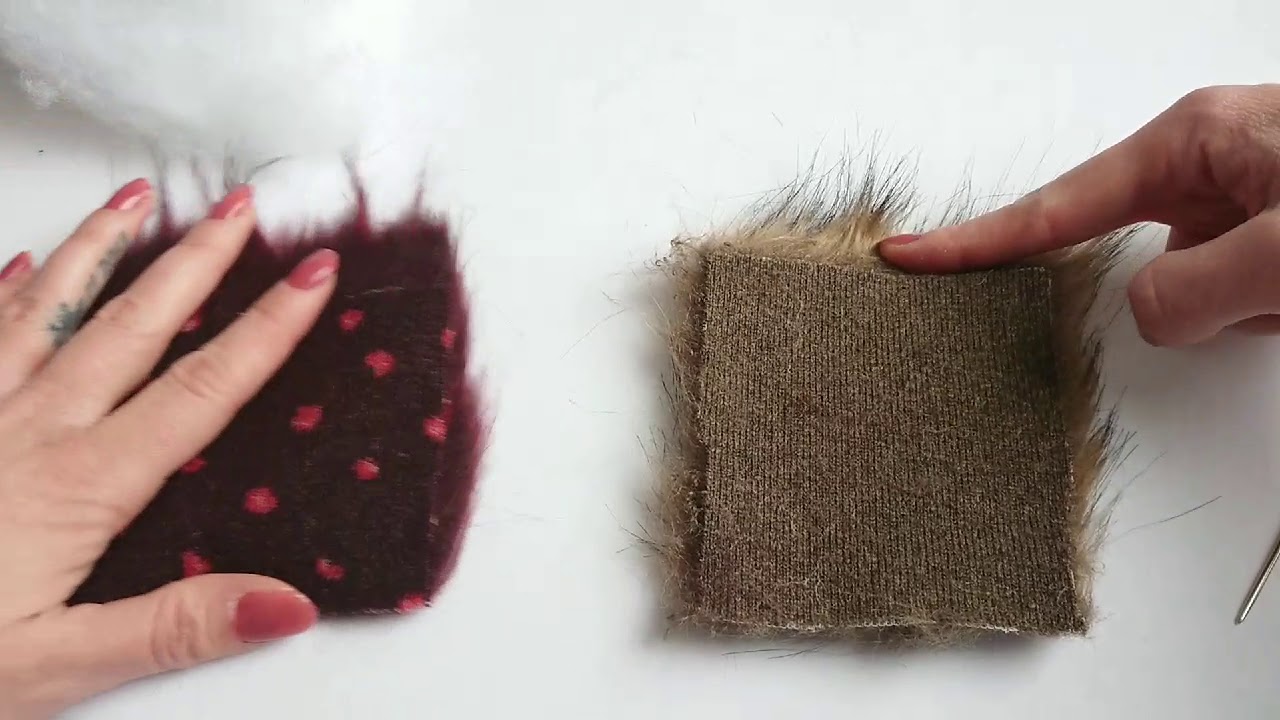 How to make a faux fur pom pom
