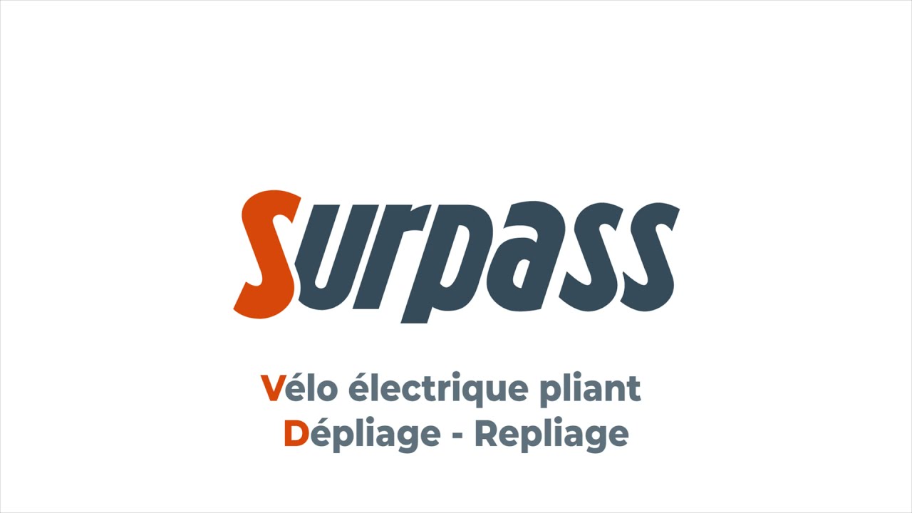Tuto vélo à assistance électrique pliant SURPASS SURVAEPLIANTN - Dépliage Repliage