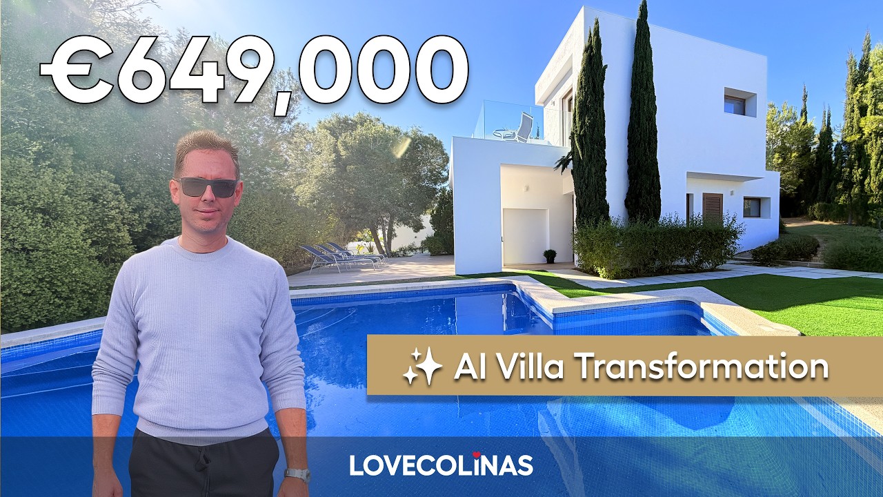 €649,000 Las Colinas Villa Tour | AI Transformation (Before & After Potential)