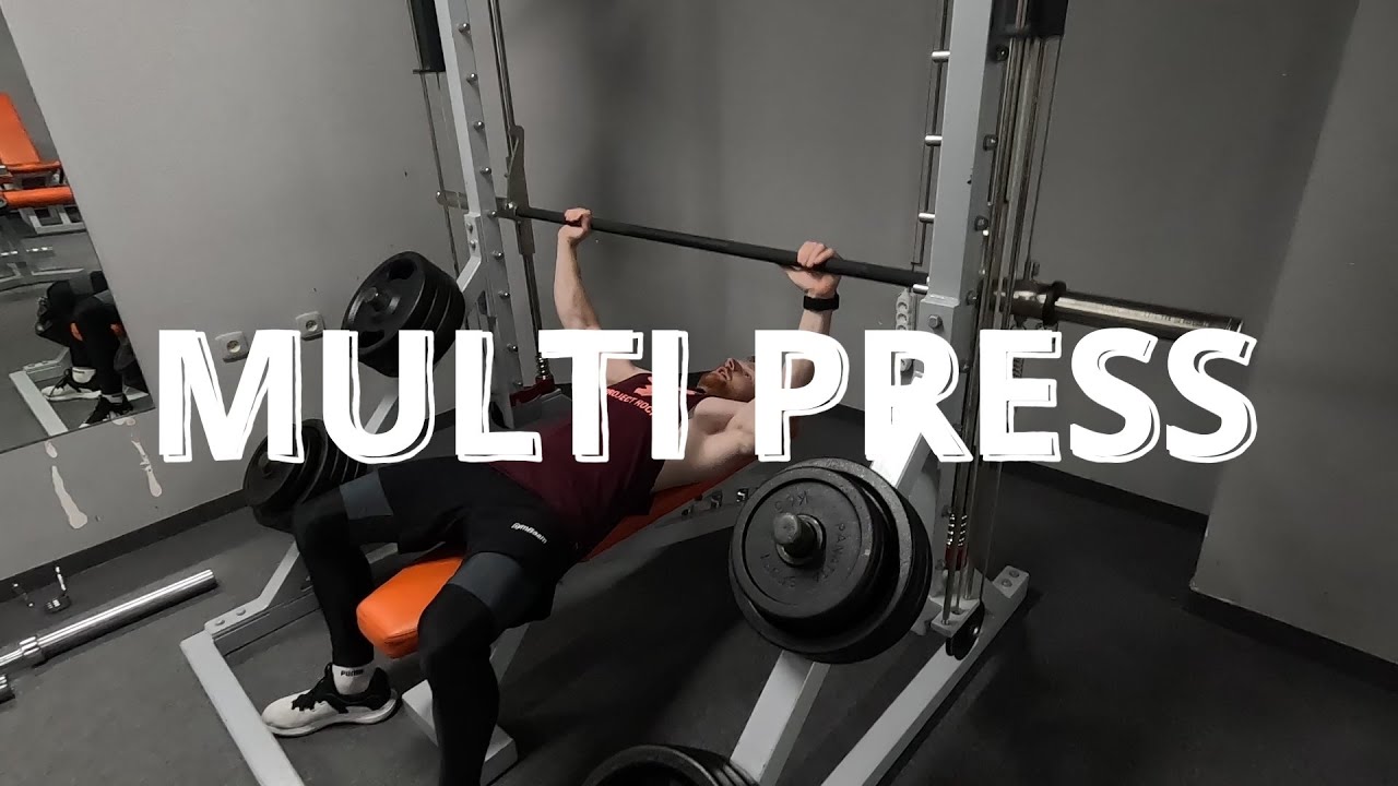 JAK CVIČIT PRSA NA MULTIPRESSU