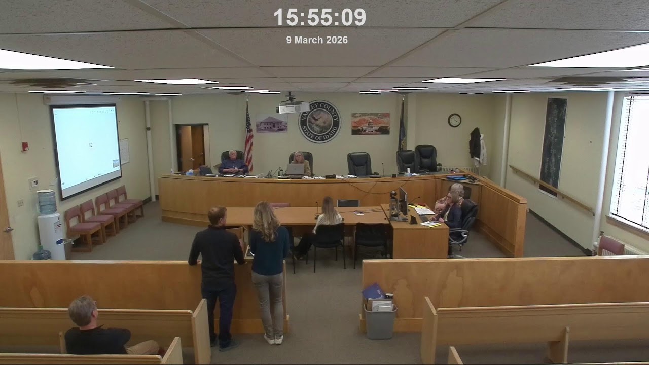 Valley County Commission Meeting March 9, 2026 Afternoon Second Session