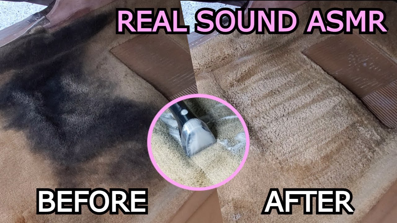 [ASMR] THE WORST OIL STAIN CARPET EXTRACTION