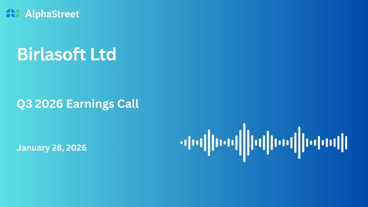 Birlasoft Ltd Q3 FY2025-26 Earnings Conference Call