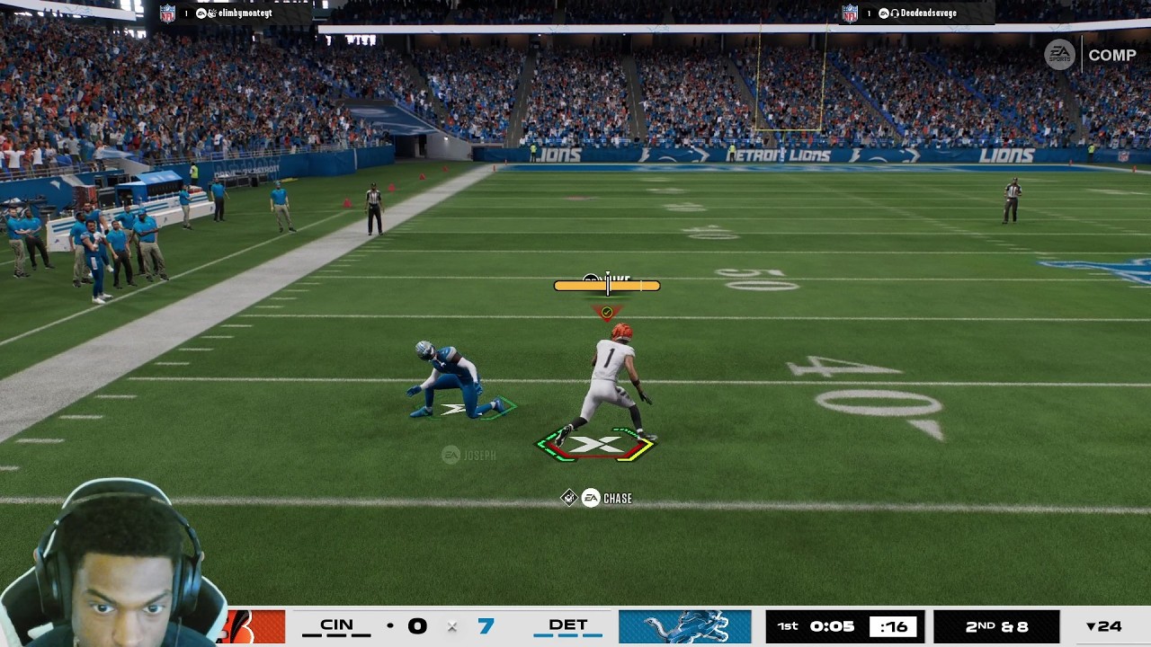 ЖЕСТКИЙ онлайн-матч: Джо Бурроу в MADDEN 27!