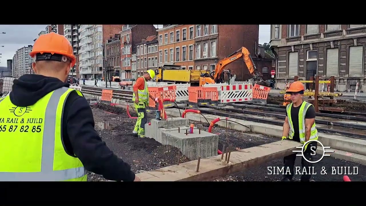 Sima Rail & Build - Tirage de câble industriel Belgique