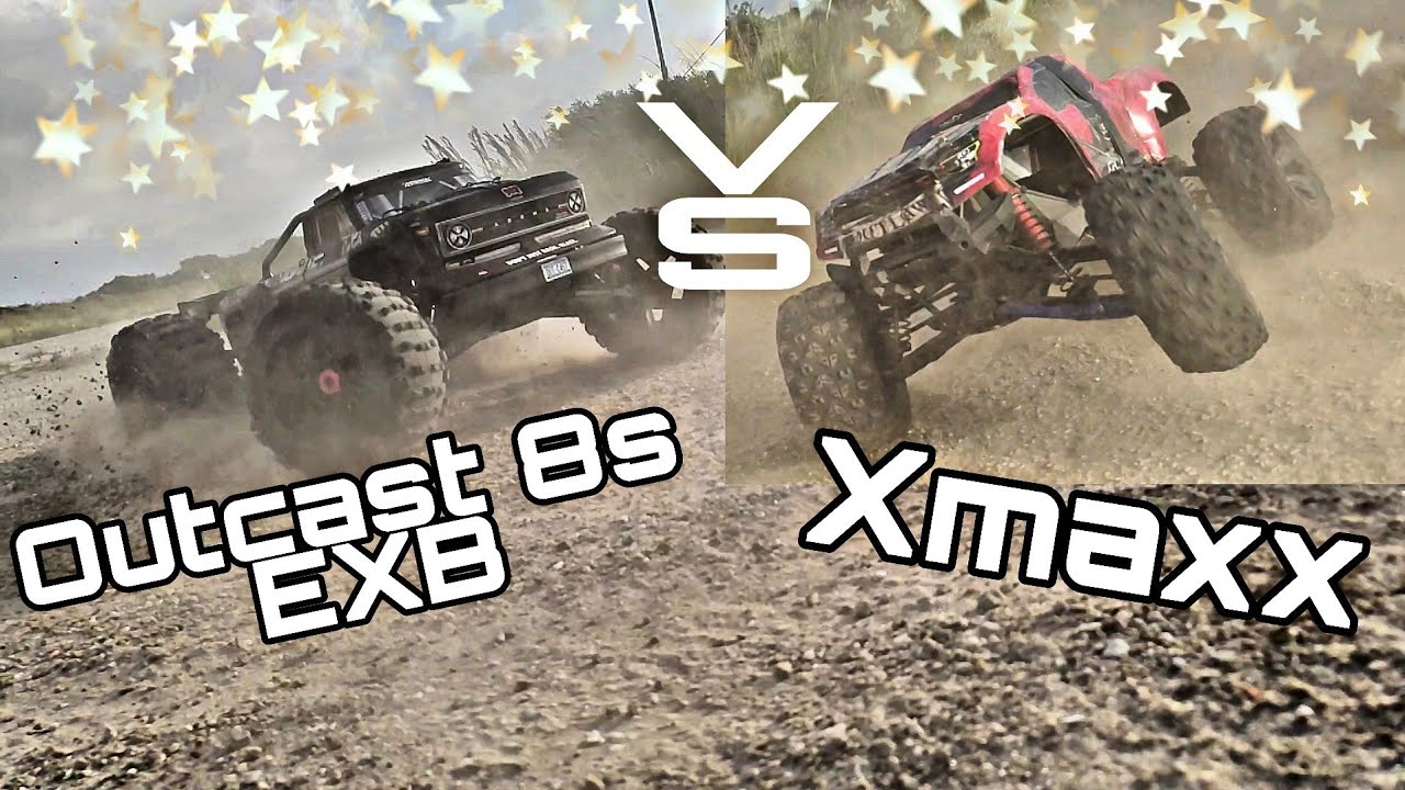 Xmaxx VS Arrma Outcast 8s EXB!🔥