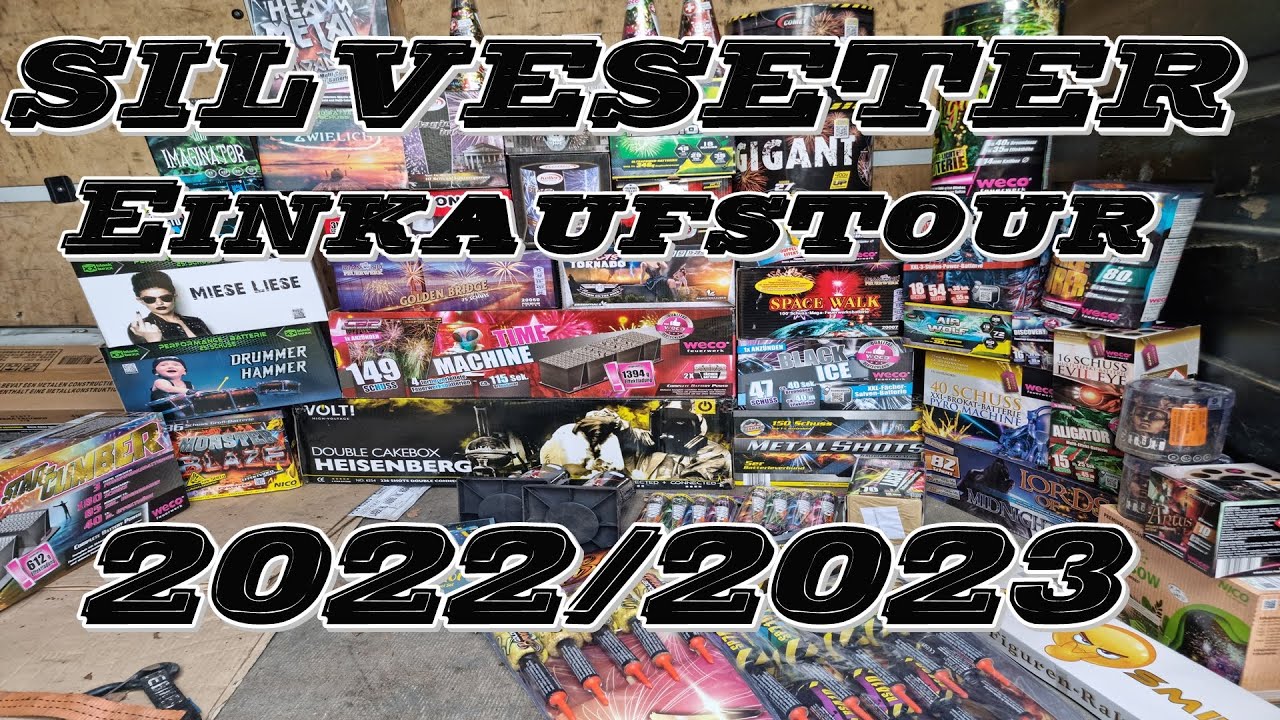 SILVESTER FEUERWERK Einkaufstour 2022/23 I PyroMan