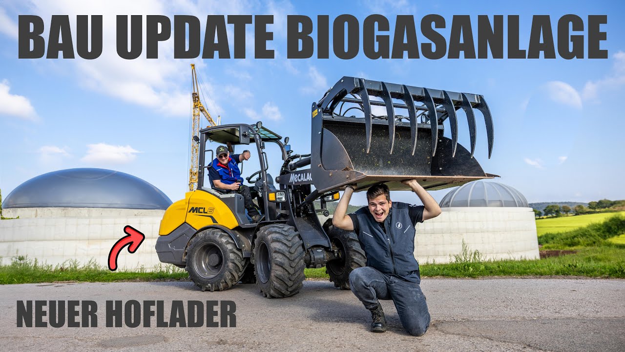 Biogasanlage Bau Update bei Basti 🏗️  & neuer Hoflader!